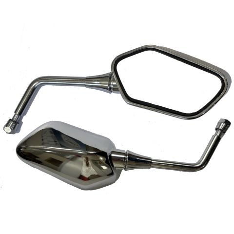 RETROVISOR CB 300 MODELO 11 PADRAO YAMAHA DIR/ESQ CROMADO