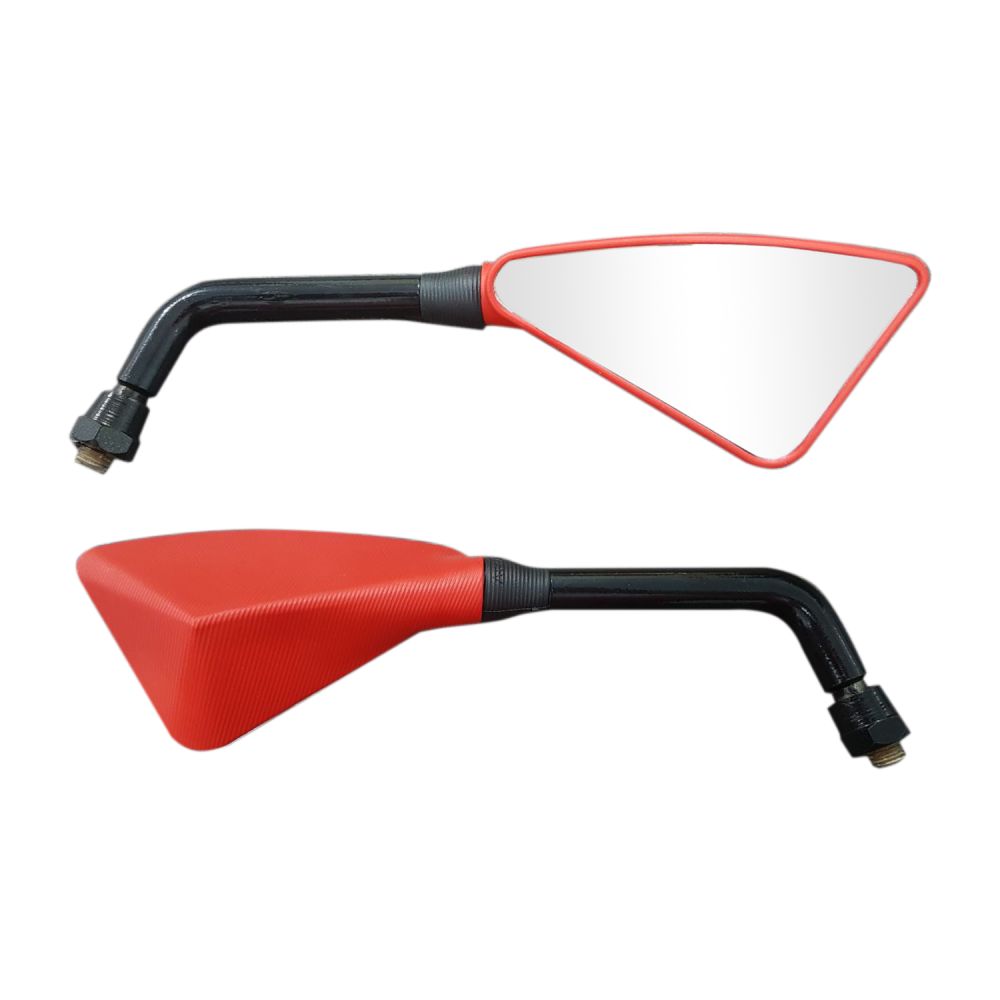 Ret. Arrow Capa Vermelha Haste de Aco Preta Articulado Esferico Rosca Yamaha DIR/ESQ