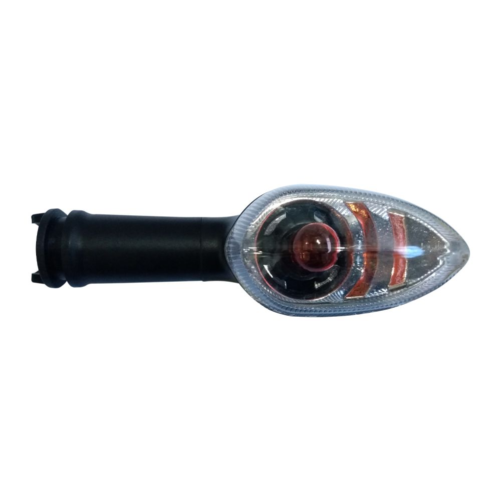 Pisca Fazer 250 Mod. 11/14 com Carcaça Preta E Lente Cristal Lisa (Dianteiro Esq) com Lampada
