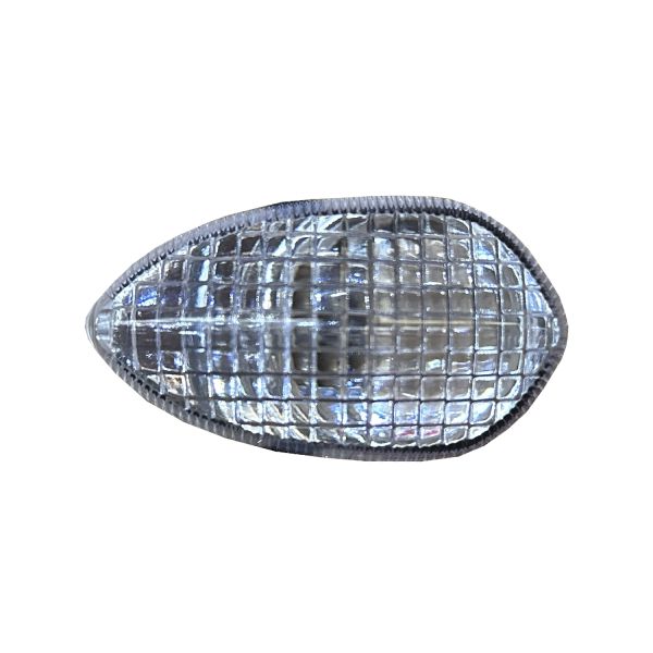 Lente Frisada Pisca Fazer 250 Mod. 11/14, Factor 125 Mod. 09/12, Factor 150 Mod. 19/21 - Cristal