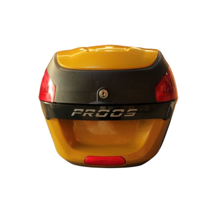 BAULETO AWA MODELO PROOS 29 LITROS COM TAMPA DOURADO