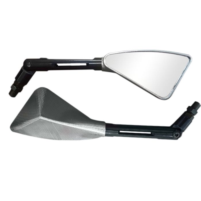 RET. ARROW CAPA CROMADA HASTE DE ALUMINIO PRETA UNIVERSAL DIR/ESQ