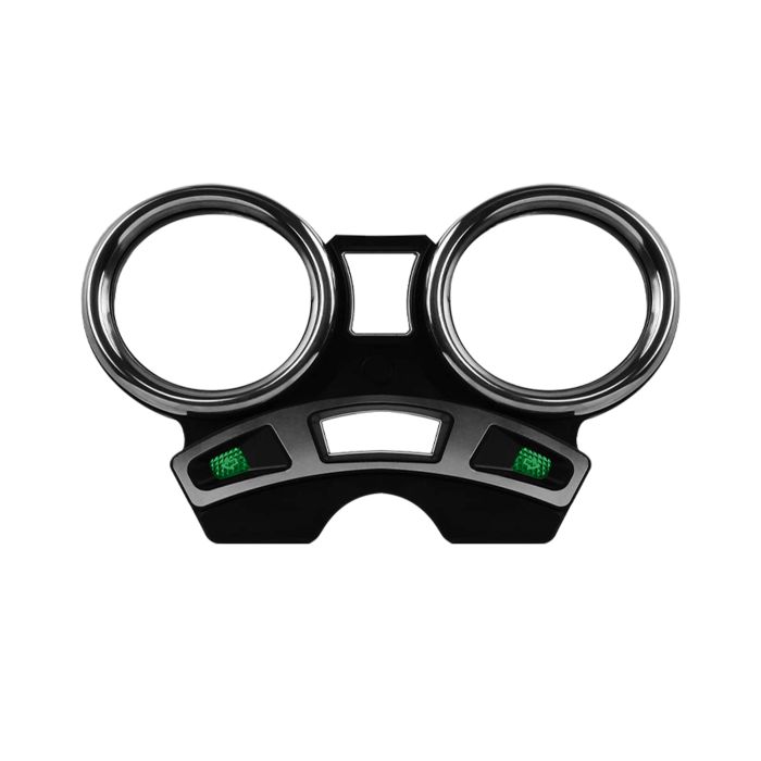 CARCACA SUPERIOR DO PAINEL FAZER 250 MOD. 05/10 COM ACRILICO - PRETA