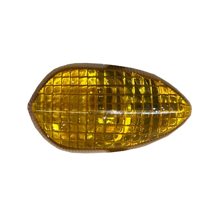 Lente Frisada Pisca Fazer 250 Mod. 11/14, Factor 125 Mod. 09/12, Factor 150 Mod. 19/21 - Laranja